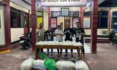 500 Kantong Cap Tikus Disita, Dua Pelaku Diamankan Polsek Oba Utara